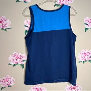 Muscle Shirt Two Color Tank Top.      W-16